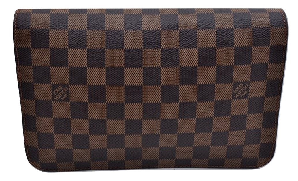 Louis Vuitton, Bags, Louis Vuitton Small Damier Graphite Crossbody Bag  Change Pouch Gold Chain Strap