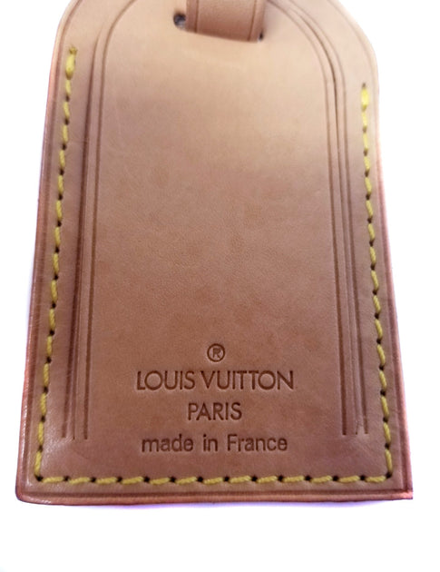 Louis Vuitton, Accessories, Louis Vuitton Vachetta Luggage Tag Brand New