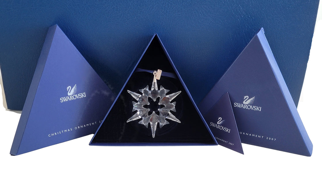 Orders 2007 Swarovski Christmas Crystal Star Ornament