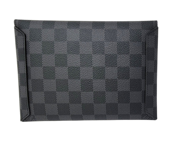 Used Louis Vuitton SPAIN , Authentic Men's Damier Graphite Black Slender  Wallet