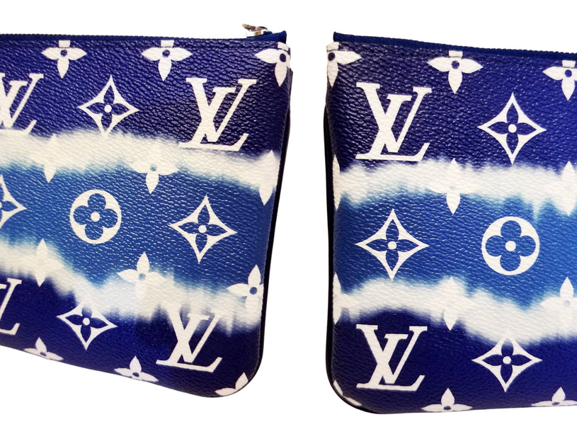 Louis Vuitton Victorine Wallet LV Escale Bleu in Coated Canvas