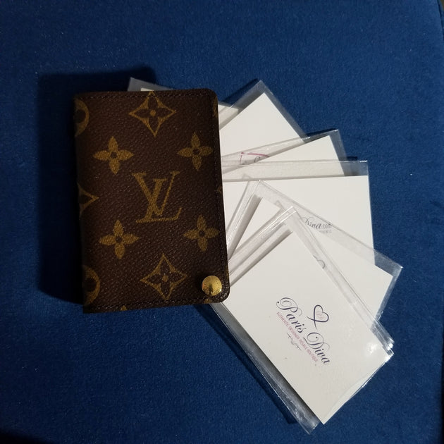 Louis Vuitton Monogram Porte Cartes Credit Pression Card Holder –