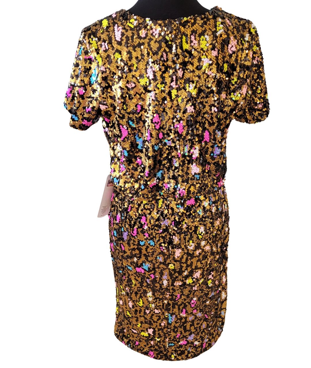 dress the population cosmopolitan Cosmopolitan x Dress the Population XOXO Dress Metallic Gold Bodycon Size Medium