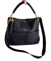 Louis Vuitton Maida Hobo Black Monogram Empreinte Embossed Leather Bag