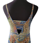 Anthropologie Leifsdottir Sennen Beaded Silk Dress Size 4 NWOT