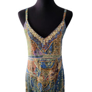 Anthropologie Leifsdottir Sennen Beaded Silk Dress Size 4 NWOT