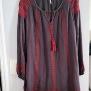 Free People Oversized Boho Crochet Lace Tunic Dress GB975119105 Size Small