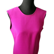 Adolfo Dominguez Pink Lined Shift Dress Size 38