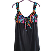 Robby Len Figure Flattering Bathing Swim Suit Size 14 NEW with Tags Retail $125