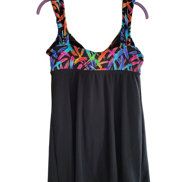 Robby Len Figure Flattering Bathing Swim Suit Size 14 NEW with Tags Retail $125