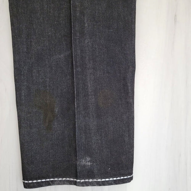 Vintage COOGI Men's Straight Leg Jeans Black Wash 42x35 Y2K Denim