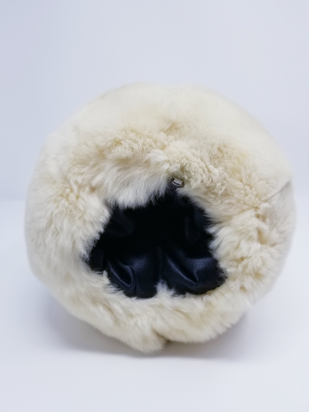 Rare Vintage Chanel Rabbit Lapin Fur Muff Bag Hand Warmer – parisdiva.com