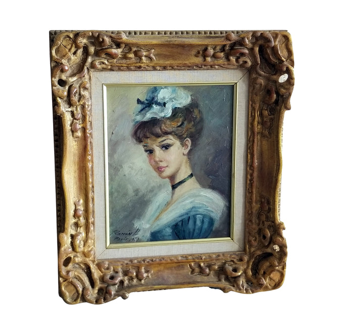 Antique Oil Painting French Artist Ramon H Paris Signed – parisdiva.com