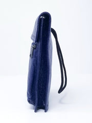 Balenciaga Explorer Pouch Strap Blue Arena Patent Leather Cross Body Bag