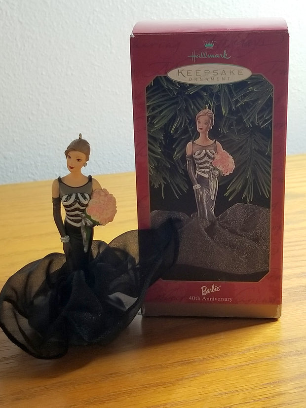 Hallmark Barbie Doll Ornament 40th Anniversary 1999