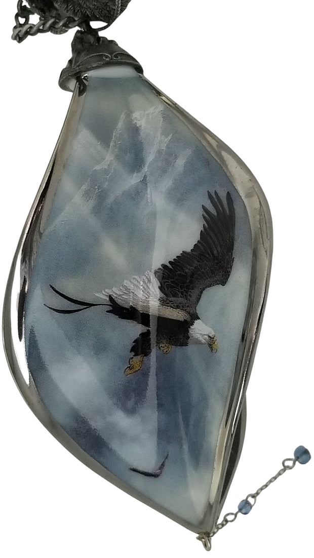 Bradford Visions of Glory Wings of Eagles Patriotic Ornament