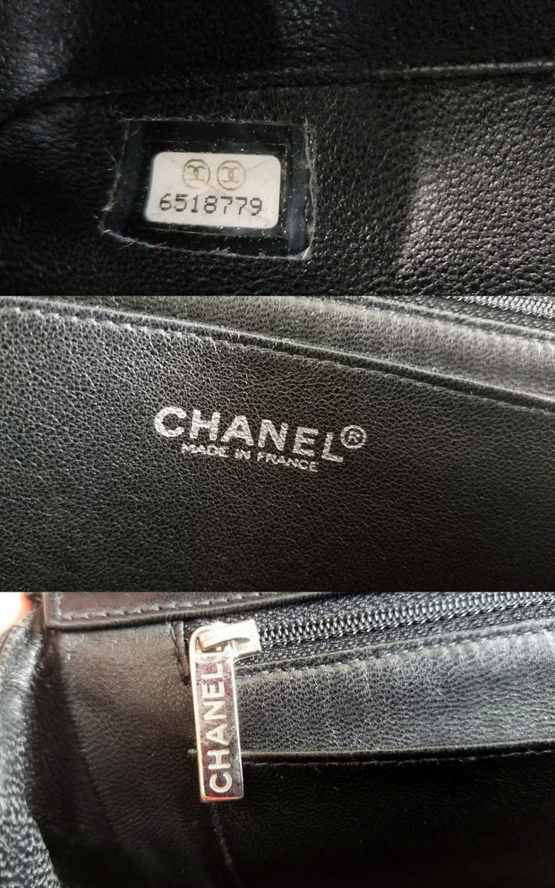 Chanel CC Turn-Lock Chocolate Bar Lambskin Shoulder Bag