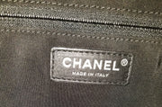 Chanel Fold Grip Multicolor Tweed Leather Clutch Handbag