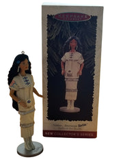Barbie Doll Hallmark Ornament Native American Barbies of the World 1996