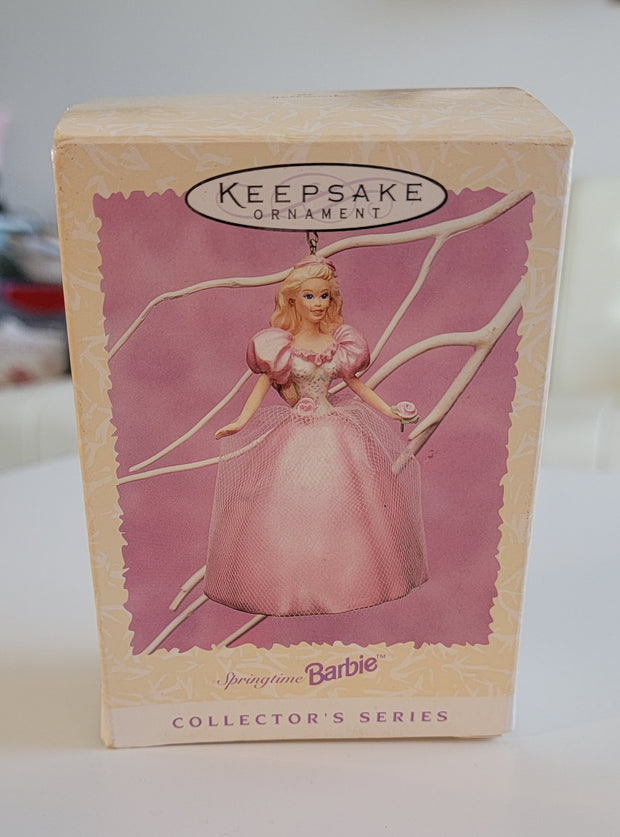 Hallmark Barbie Springtime Holiday Ornament 1996 in Box