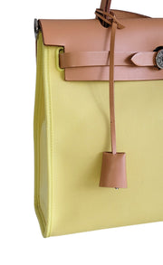 Leather phone charm Hermès Yellow in Leather - 29811933