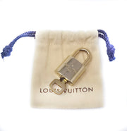 Louis Vuitton LV Brass Padlock Key Drawstring Dust Bag