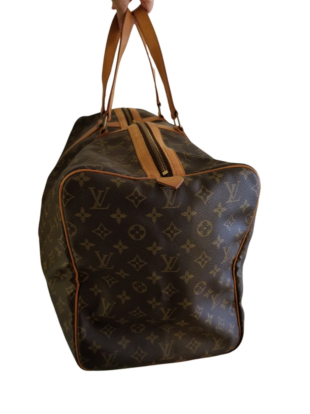 Louis Vuitton, Bags, Louis Vuitton Boston Bag Sac Souple 55 Bag Brown  Monogram