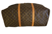 Louis Vuitton Vintage Brown Monogram Sac Souple 55 Luggage Bag