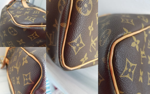 Authentic Louis Vuitton Monogram Keepall Bandouliere 50 Luggage Duffle –