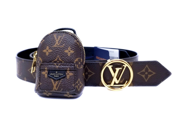 NEW Louis Vuitton Monogram Palm Springs Backpack Pouch Belt NWT –