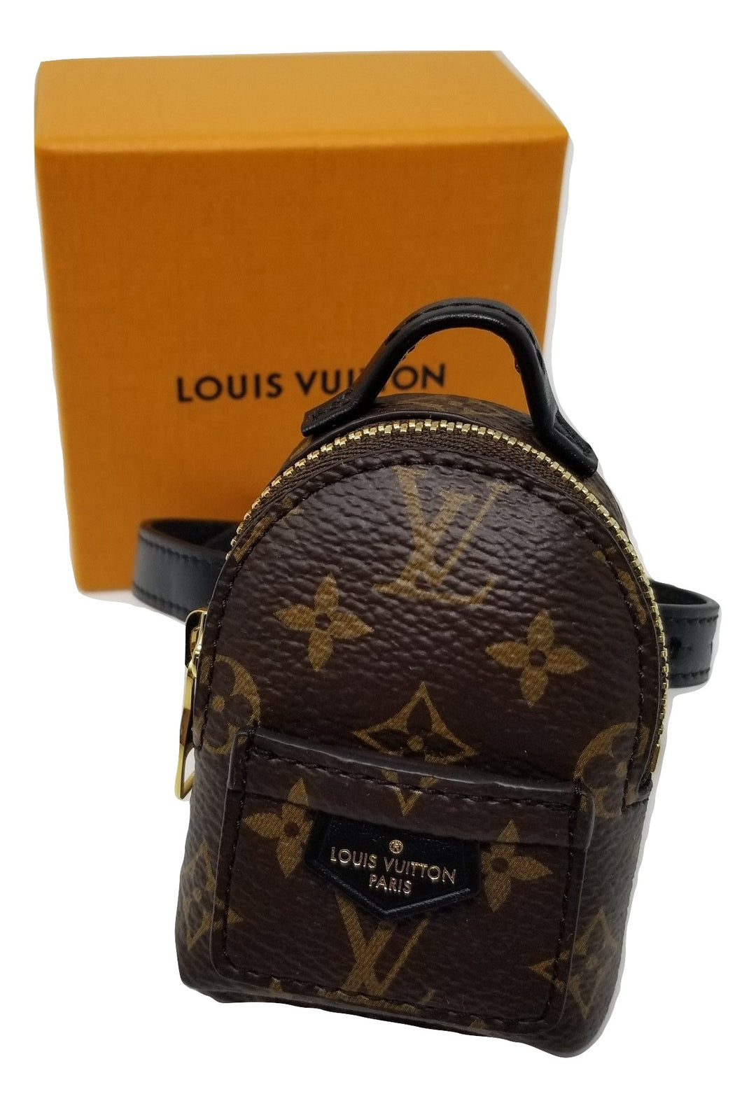 Louis Vuitton Palm Springs Party Bracelet Mini Backpack Monogram Canvas Wristlet