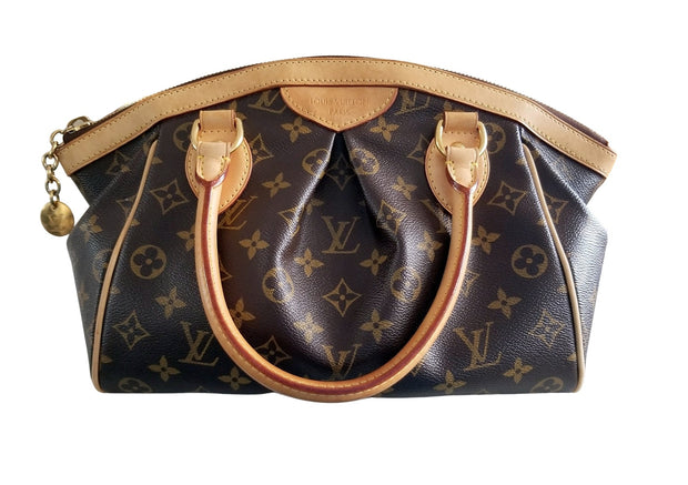 Louis Vuitton Monogram Tivoli PM Leather Satchel Bag