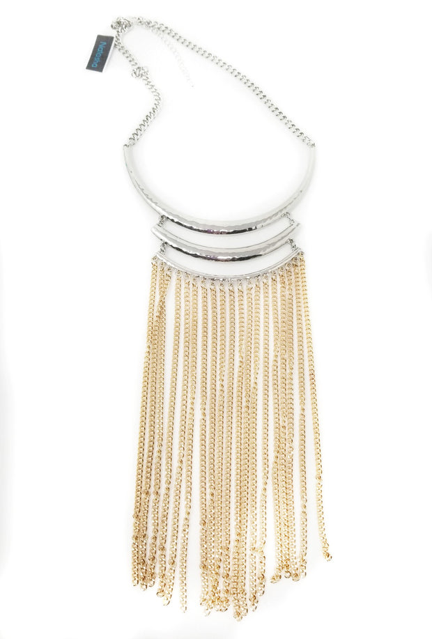 Natasha Bold Chain Drop Necklace Cleopatra NWT