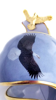 Soaring Eagle Bradford Collection 2002 Porcelain Holiday Ornament