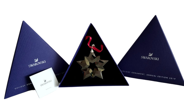 Limited Edition Swarovski Annual Crystal Red Star Ornament 2019