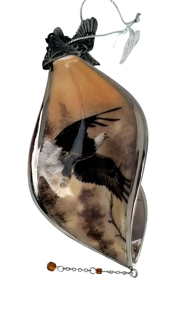 Majestic Heights Wings of Eagles Bradford Collection Patriotic Ornament