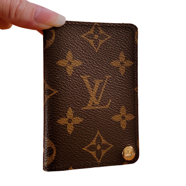 Louis Vuitton Monogram Porte Cartes Credit Pression Card Holder