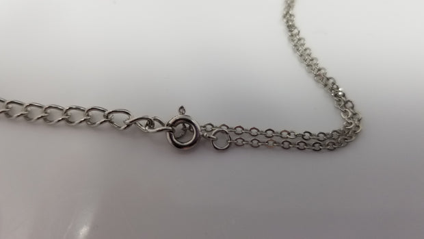 Austria Swarovski Crystal Silver Ornament Necklace Pendant