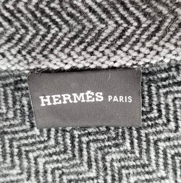 Hermes Cashmere Yak Herringbone Multicolor Scarf