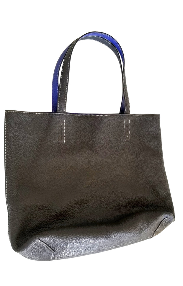 Hermès Clemence Double Sens 45 - Blue Totes, Handbags - HER546748