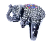 Joan Boyce Crystal Rhinestone Elephant Ring