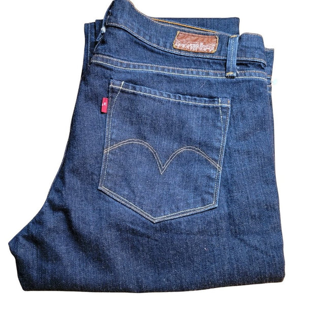 Levi’s Capital E Skimmer Low Skinny Jeans size 32 dark wash