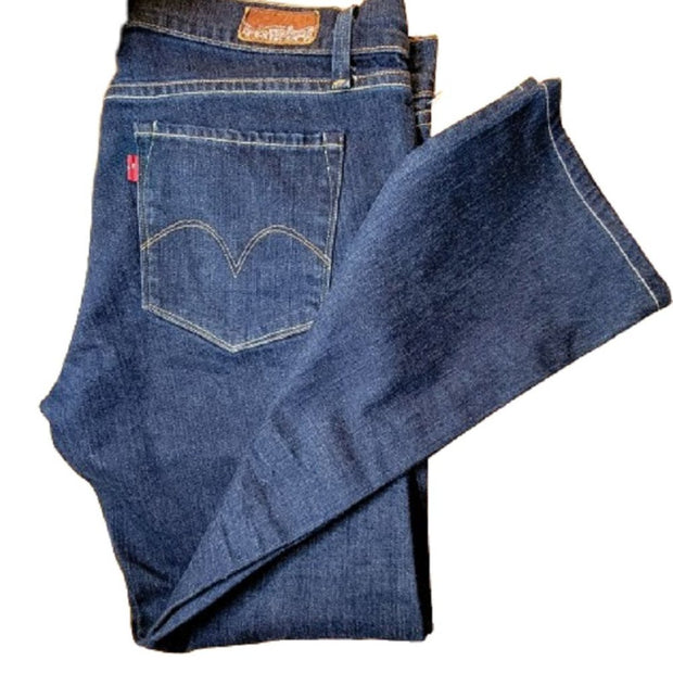 Levi’s Capital E Skimmer Low Skinny Jeans size 32 dark wash