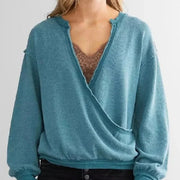 NWT SALE 50% OFF Free People Anyway Tee Teal Retail $68.00 Only Large & Med Left