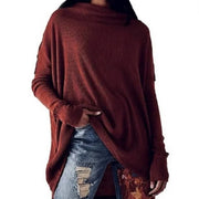 Free People NWT Juicy Long Sleeve Cowl Top Wine Color Retail $88