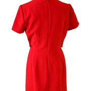 NWT Tahari ASL Womens Red Short Sleeve Dress Size 6 Retail Value $148
