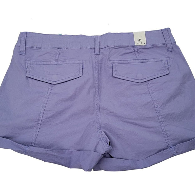 NWT Cosmic Blue Love Purple Shorts Ladies Size 29