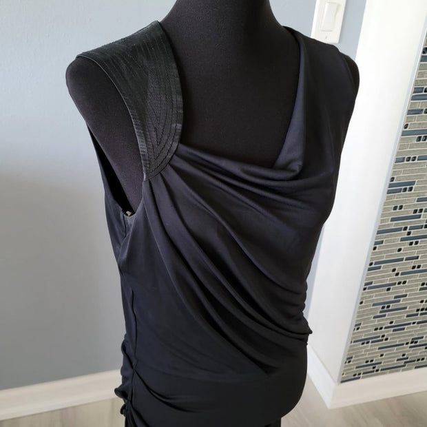 Halston Heritage Black Dress Size 8 EUC
