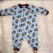 Like New Four Size 3 Month Onesie Pajamas Soft Warm Carter's Clean Baby Clothes