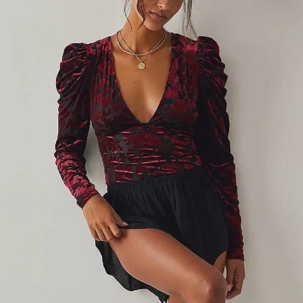 NWT Free People Magic Hour Bodysuit Midnight Combo Size X Small Retail $98